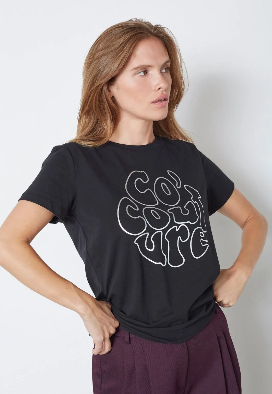 Discount Co'Couturecc Foil Tee 33198 T-Shirts & Toppe