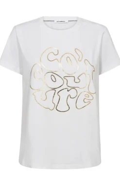 Co´Couture T-Shirts & Toppe<Co'Couturecc Foil Tee 33198
