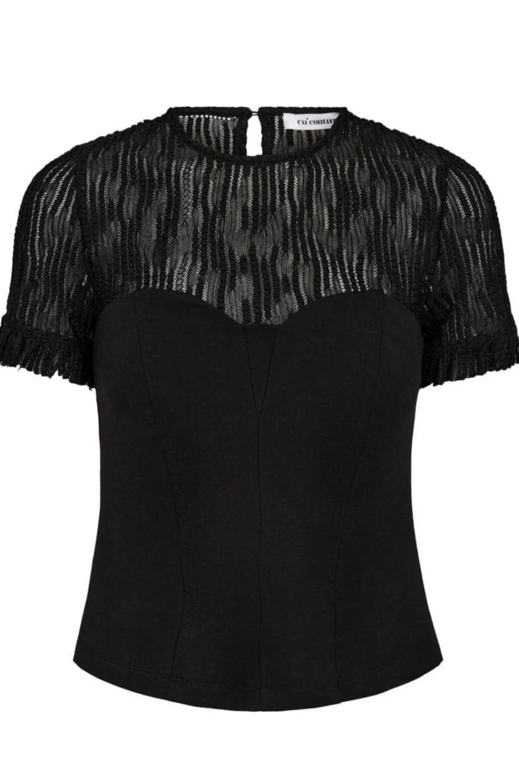 Co´Couture T-Shirts & Toppe<Coltoncc Lace Mix Top 352