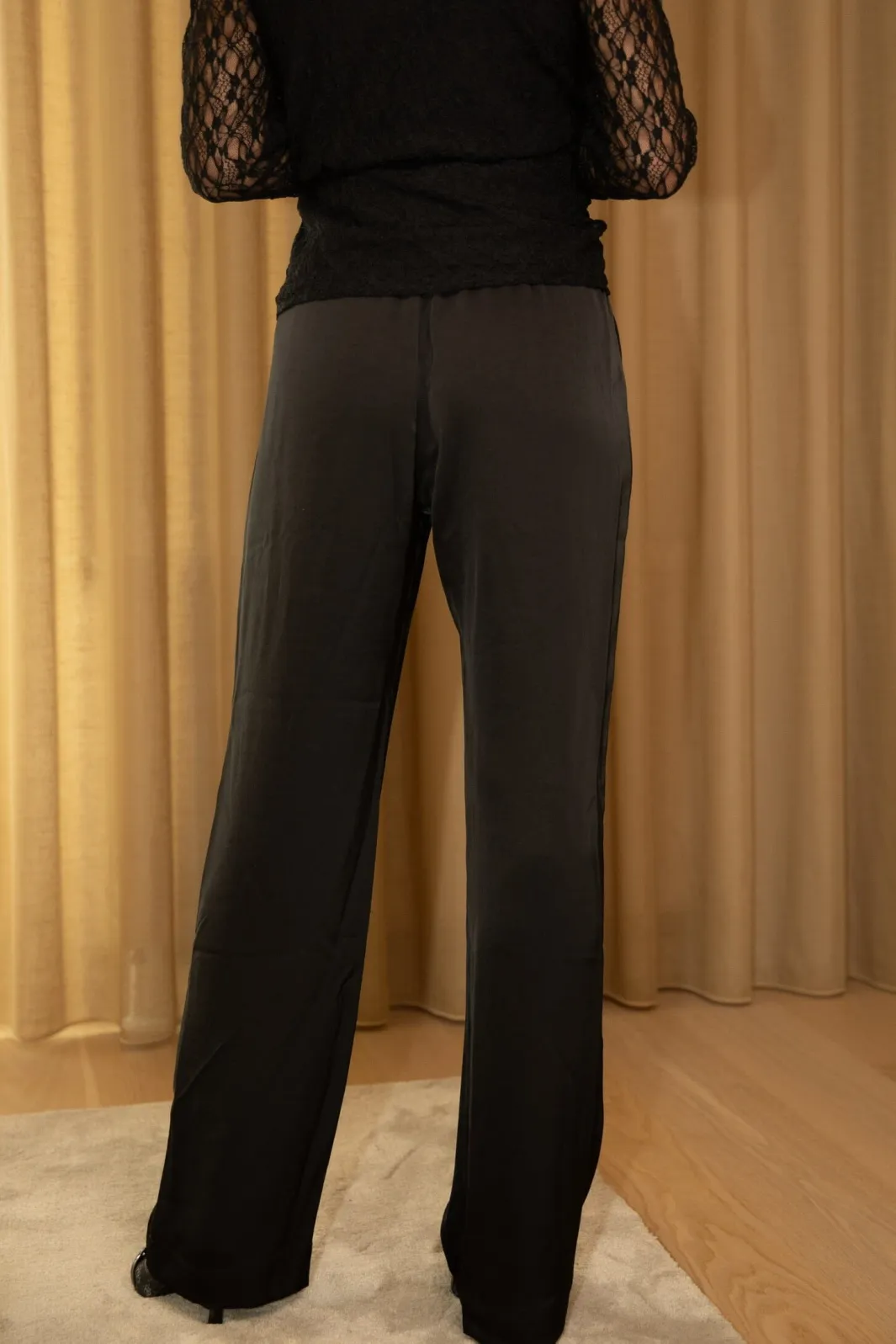 Valentin Studio Bukser, Jeans & Leggings<Comfy Pants Heavy Satin 167383