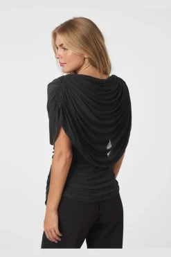 Neo Noir T-Shirts & Toppe<Cottuna Drapy Mesh Top 167205
