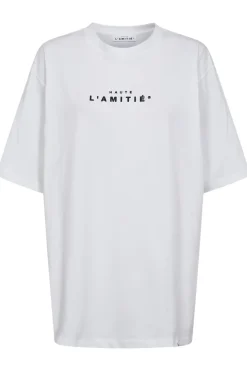 Haute L'Amitié T-Shirts & Toppe<Crew Rub Print Tee HL10385