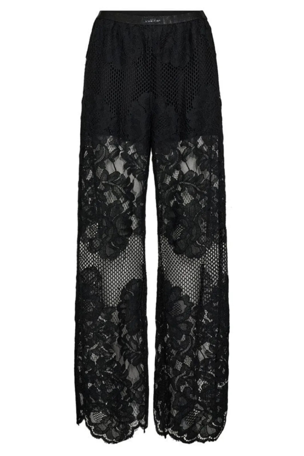 Hot Curvey Lace Hem Pant HL10214 Bukser, Jeans & Leggings