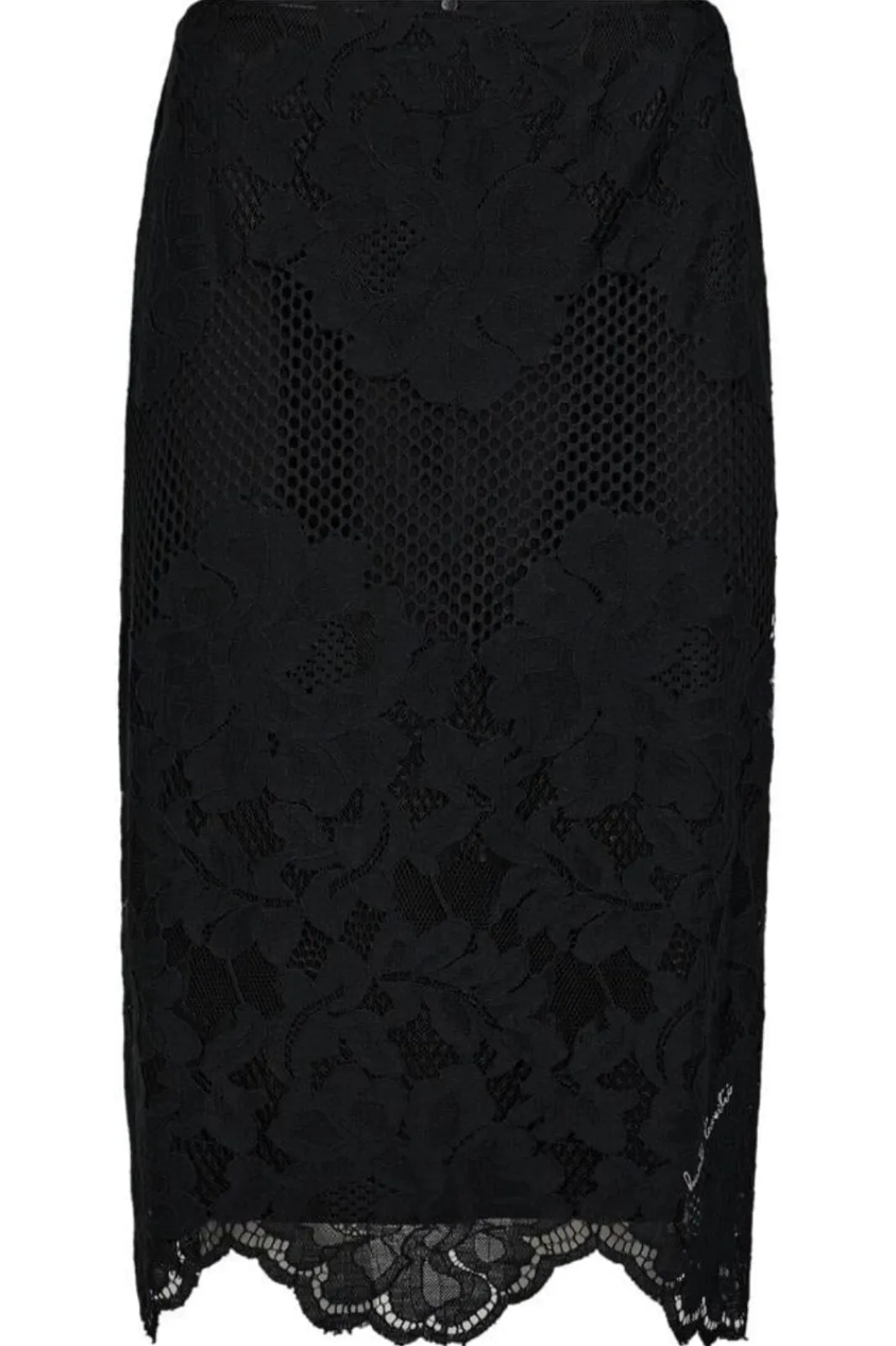 Curvey Lace Hem Pencil Skirt HL10015 Nederdele