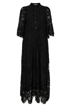 Online Curvey Lace Hem Placket Dress HL10406 Kjoler|Ammevenligt Tøj
