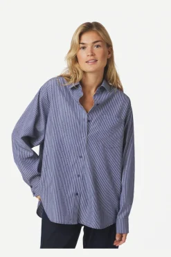 Best Dalma B Stripe Stone Shirt 164520 Bluser & Skjorter|Ammevenligt Tøj