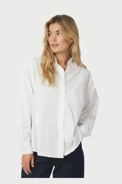 New Dalma Dori Emb Shirt 166746 Bluser & Skjorter|Ammevenligt Tøj