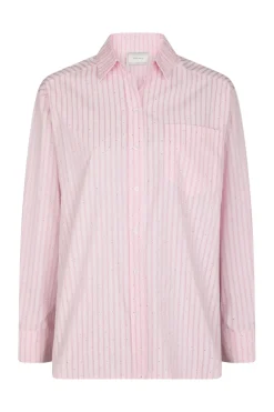 Online Dalma Soft Stripe Stone Shirt 166553 Bluser & Skjorter|Ammevenligt Tøj