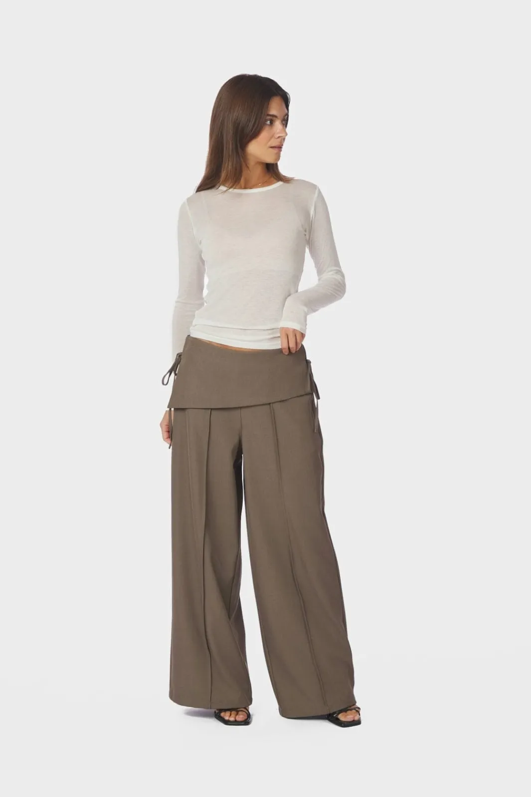 Sale Deani Fold Pants 166168 Bukser, Jeans & Leggings