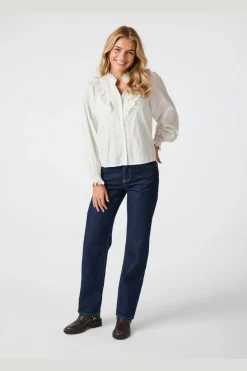 Discount Degas Embroidery Blouse 163440 Bluser & Skjorter|Ammevenligt Tøj