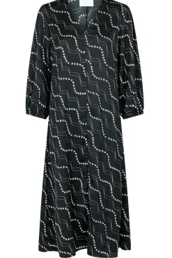 Online Delfina Flower Stripe Dress Kjoler