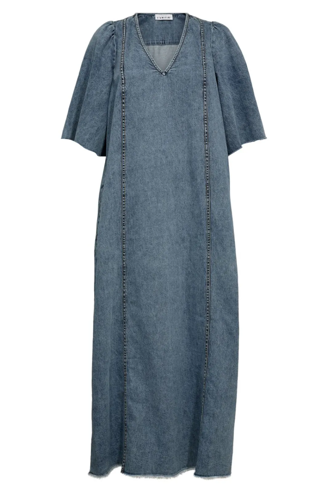 Discount Denim Hem Dress HL10226 Kjoler