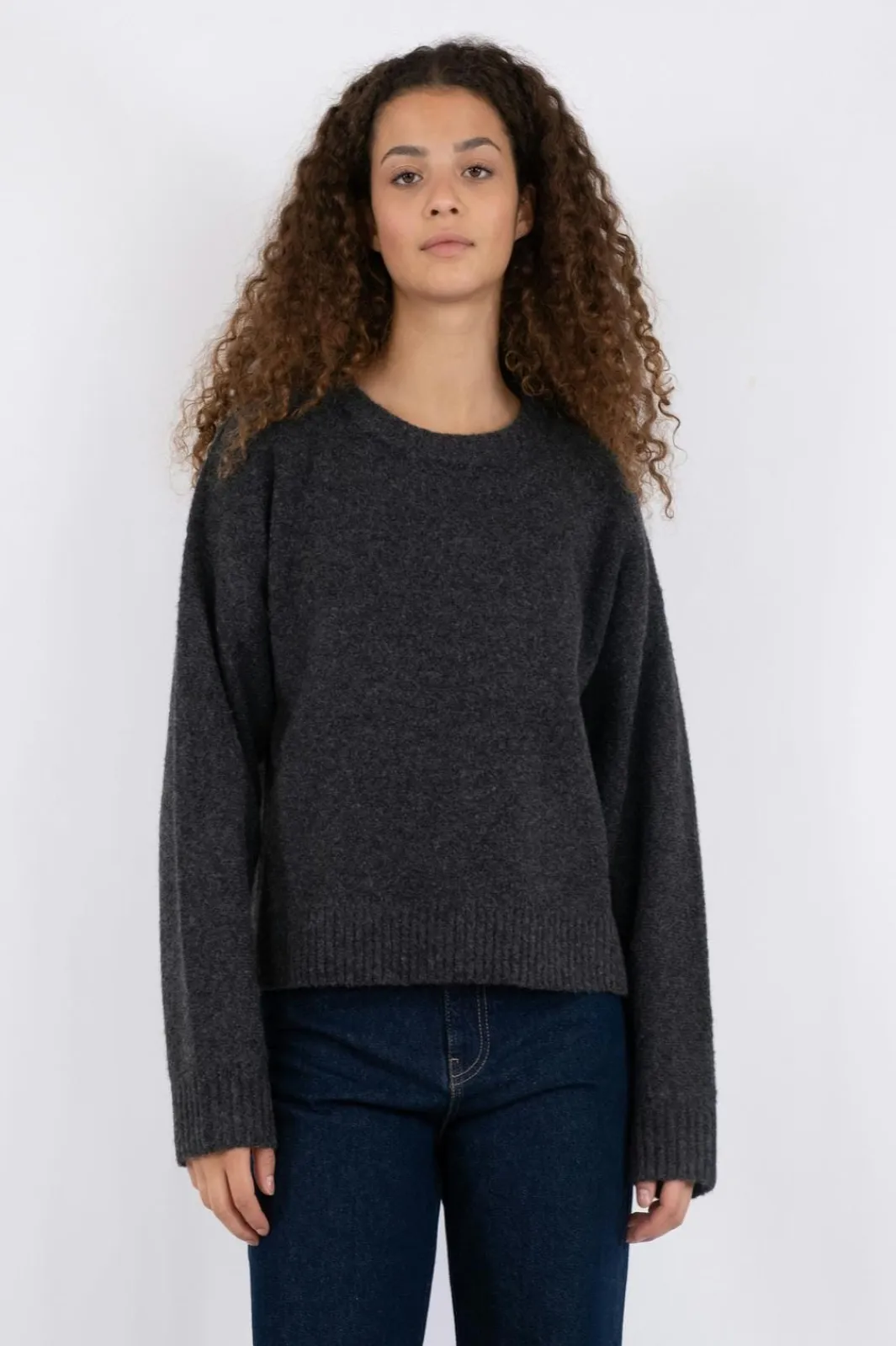 Neo Noir Bluser & Skjorter<Detri Solid Knit Blouse