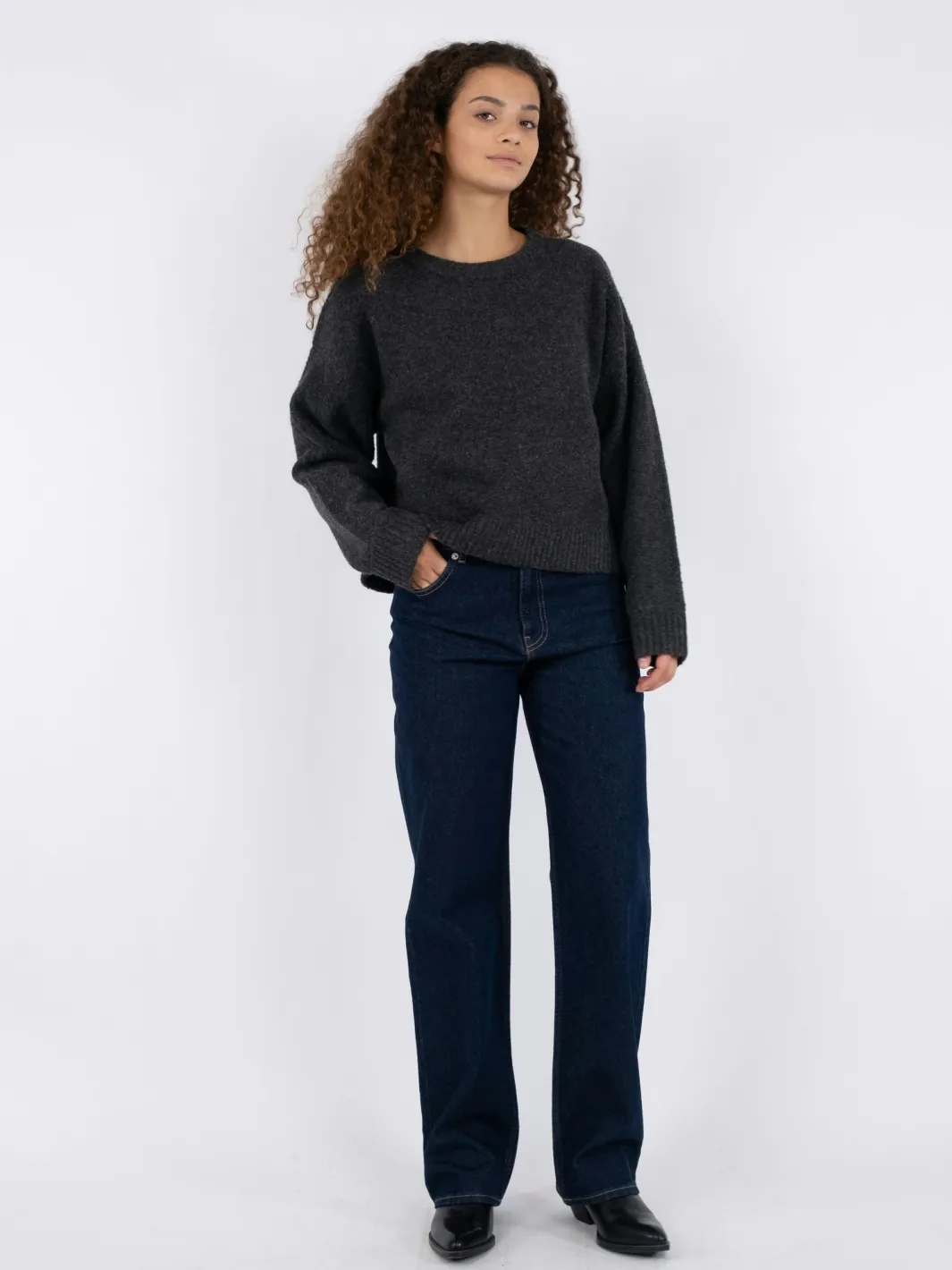Neo Noir Bluser & Skjorter<Detri Solid Knit Blouse