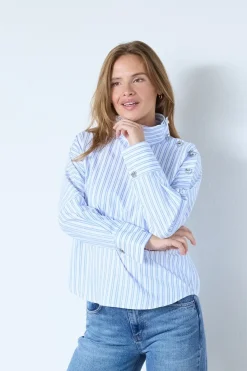 Co´Couture Bluser & Skjorter<Devincc Asymcc Button Blouse 45019