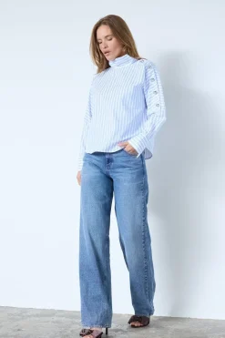 Co´Couture Bluser & Skjorter<Devincc Asymcc Button Blouse 45019