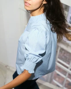 Neo Noir Bluser & Skjorter|Ammevenligt Tøj<Diana B Stripe Stone Blouse 164327