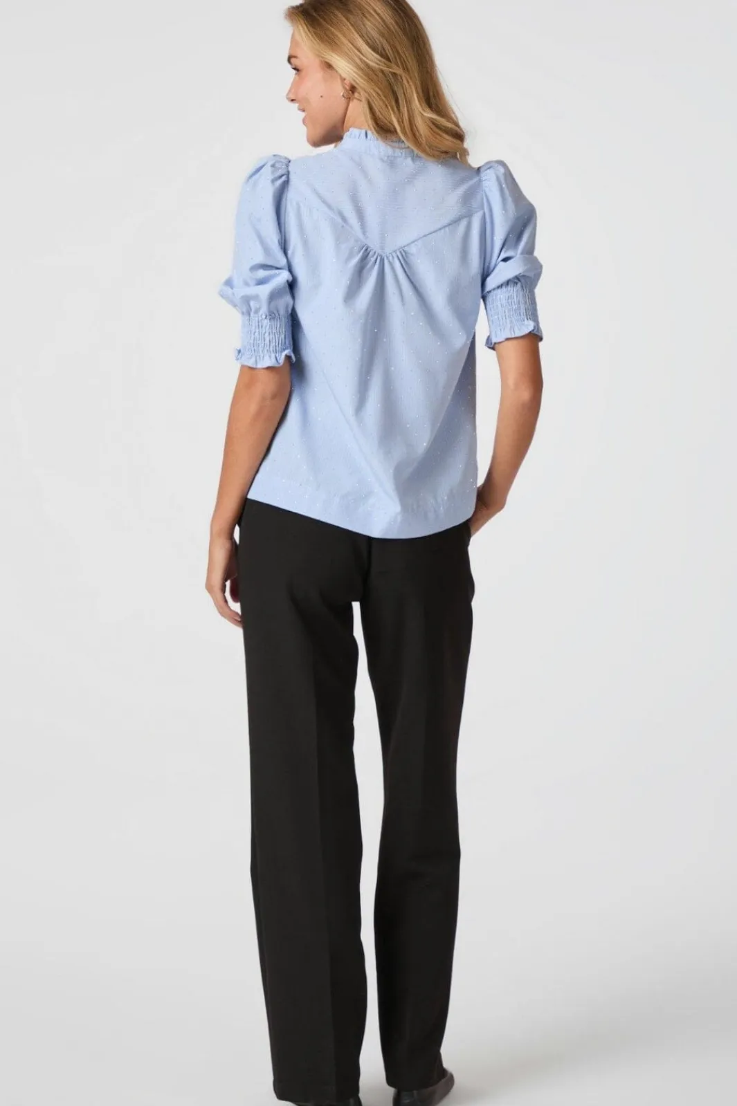 Neo Noir Bluser & Skjorter|Ammevenligt Tøj<Diana B Stripe Stone Blouse 164327