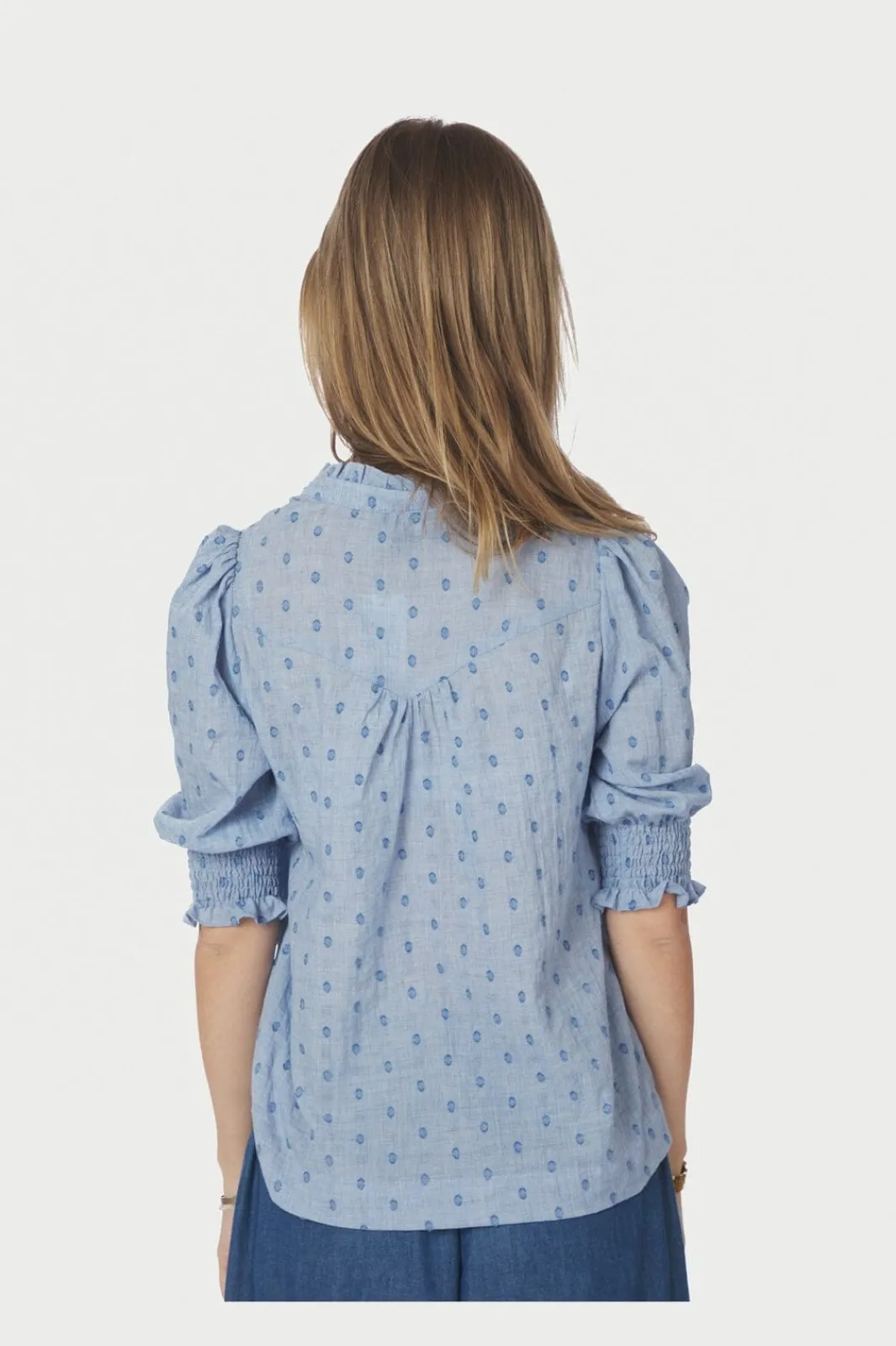 Diana Dobby S Blouse 167750 Bluser & Skjorter