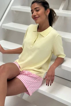 Continue Strik|Bluser & Skjorter<Diane Polo Ss 14825
