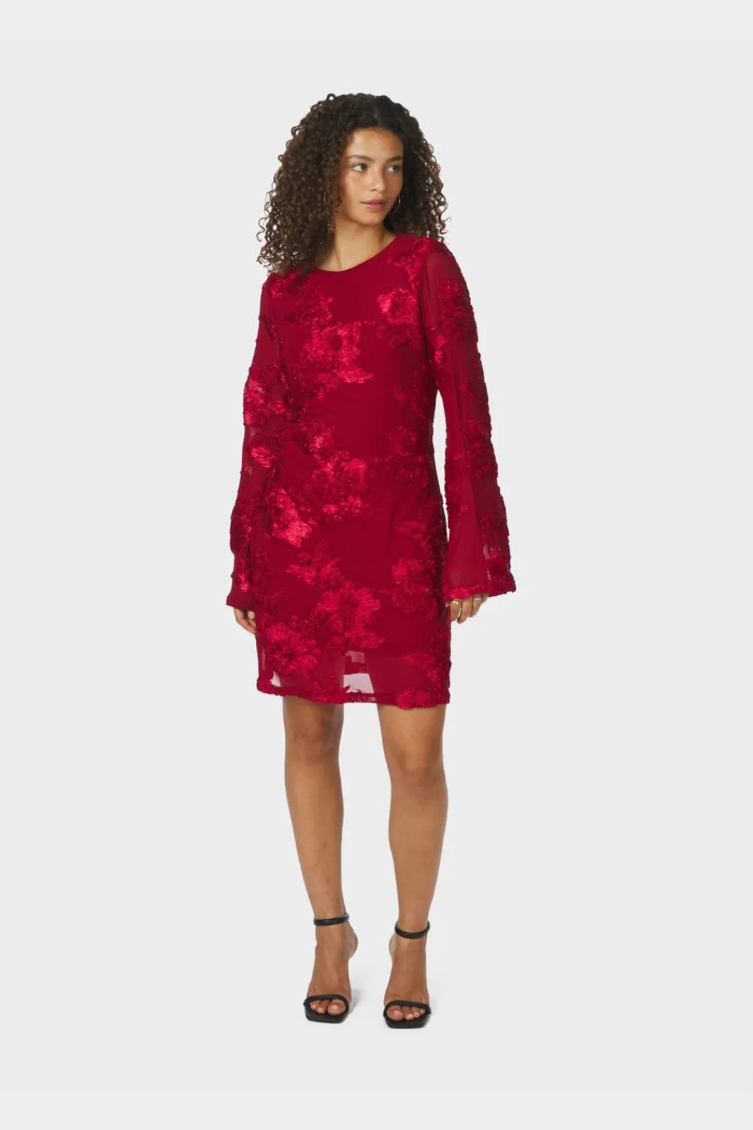Neo Noir Kjoler<Dirina Big Flower Mesh Dress 167279