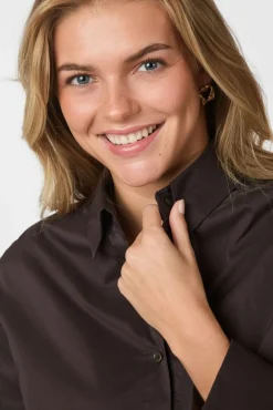 New Dita Poplin Shirt 166159 Bluser & Skjorter|Ammevenligt Tøj