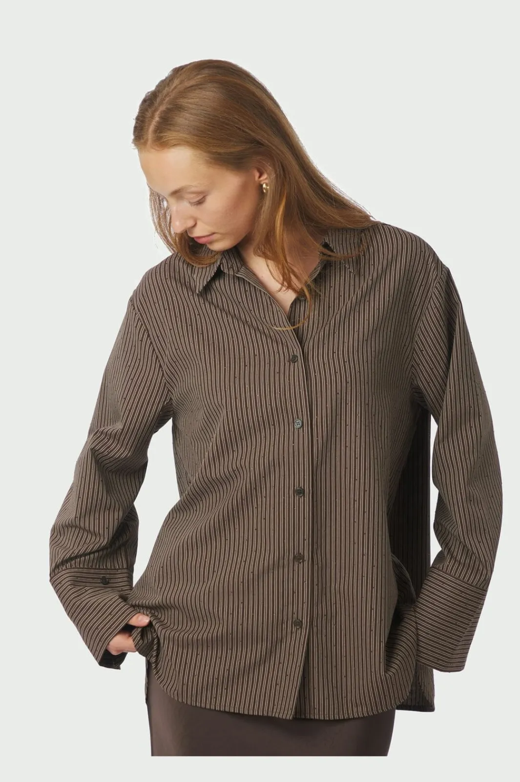 Neo Noir Bluser & Skjorter|Ammevenligt Tøj<Dita Striped Line Shirt 166888