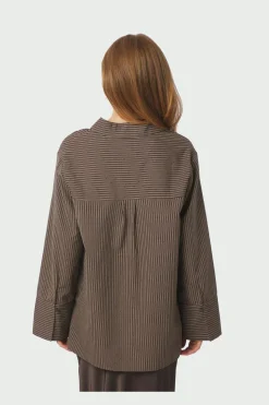 Neo Noir Bluser & Skjorter|Ammevenligt Tøj<Dita Striped Line Shirt 166888
