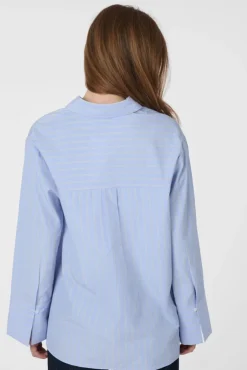 Online Dita Twin Stripe Shirt 166500 Bluser & Skjorter|Ammevenligt Tøj