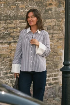Discount Dranila Stripe Shirt 165982 Bluser & Skjorter|Ammevenligt Tøj