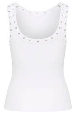 Gestuz T-Shirts & Toppe<DrewGZ eyelet tank top