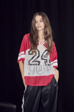 Haute L'Amitié T-Shirts & Toppe<Drift Combo Number Tee HL10478