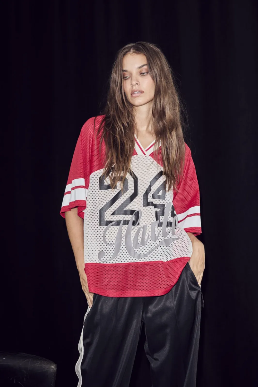 Haute L'Amitié T-Shirts & Toppe<Drift Combo Number Tee HL10478