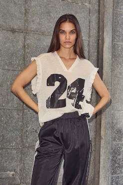 Haute L'Amitié T-Shirts & Toppe<Drift Frill V-24 Top HL10306