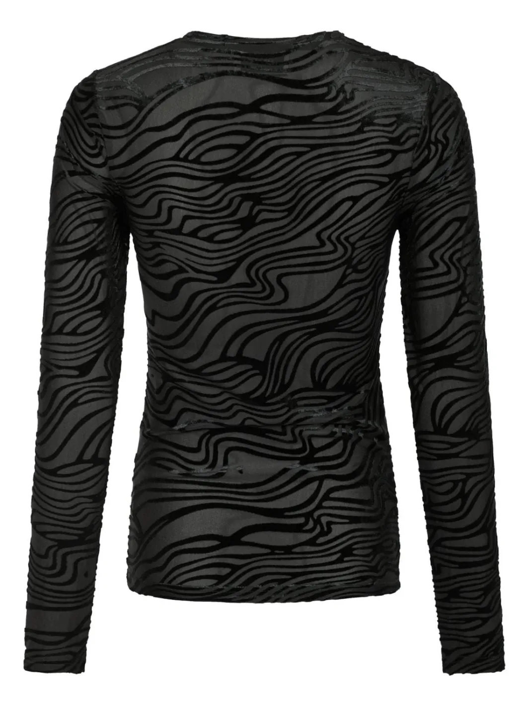 Neo Noir Bluser & Skjorter<Ella Zebra Burnout Blouse
