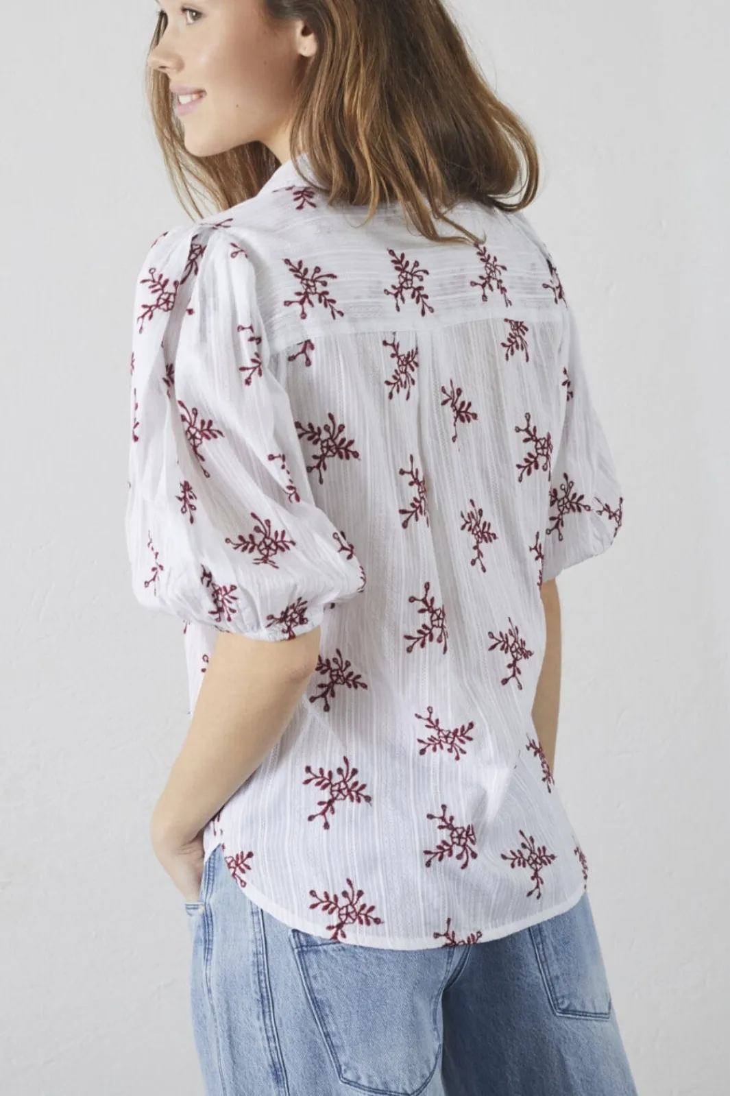 Clearance Ella-Sh53 18509 Bluser & Skjorter|Ammevenligt Tøj