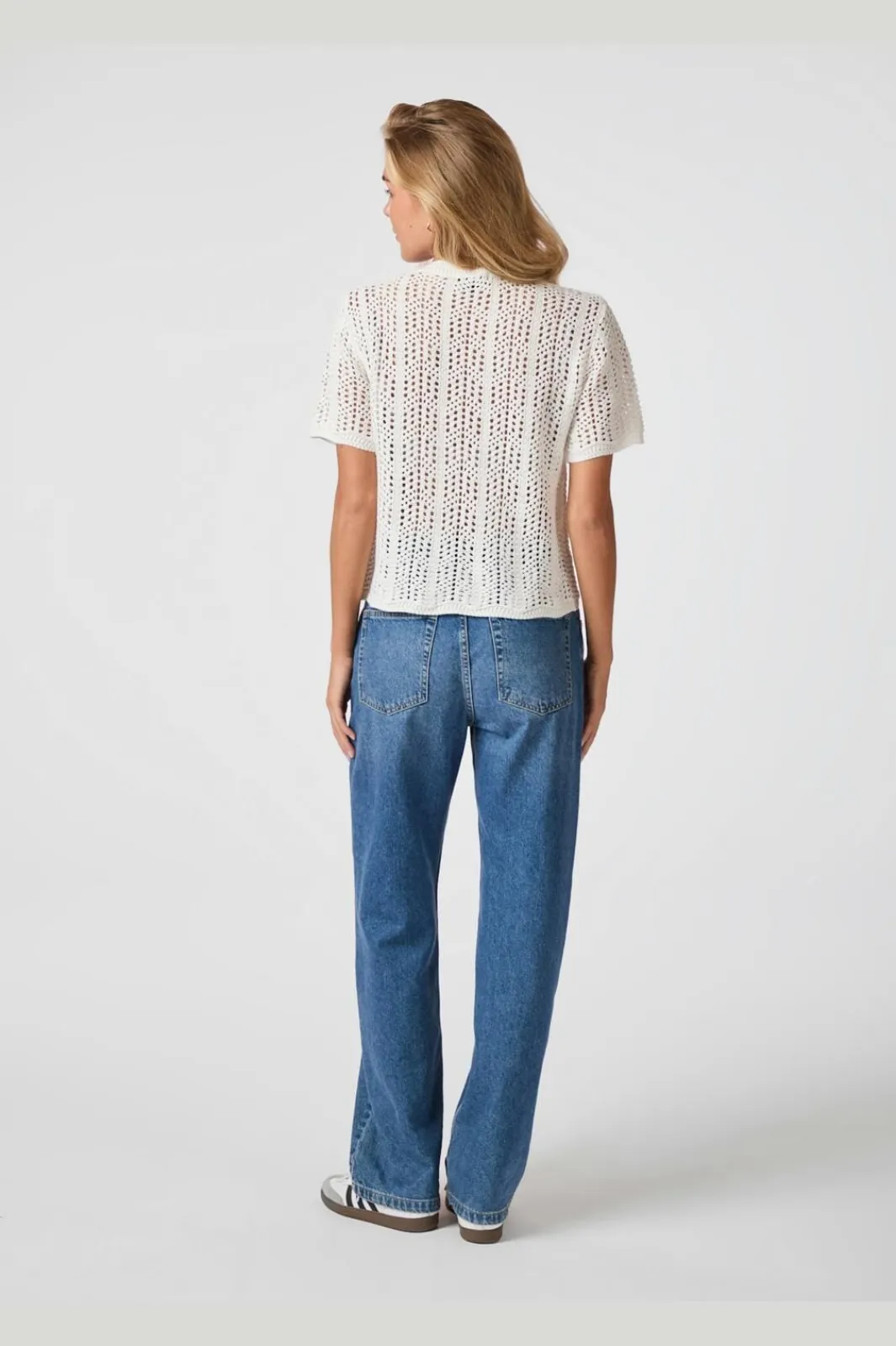 Clearance Ellen Crochet Knit Cardigan 161641 Cardigans|Ammevenligt Tøj