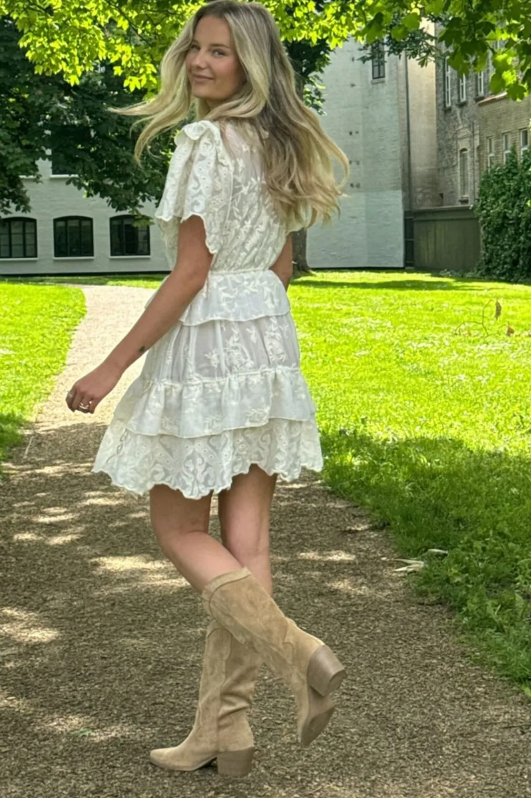 Online Ellinoric Lace Layer Dress Kjoler