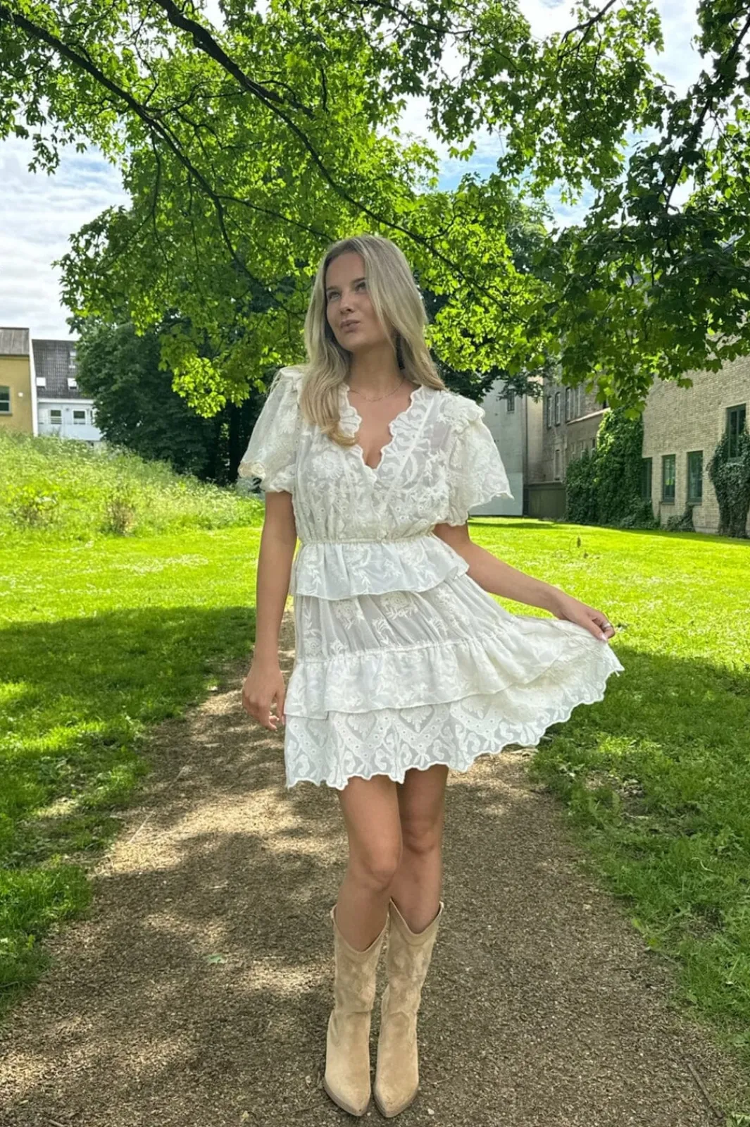 Online Ellinoric Lace Layer Dress Kjoler