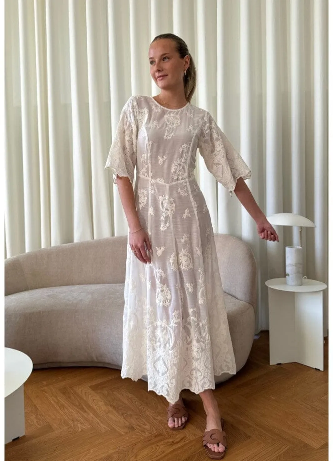 Best Ellinoric Lace Long Dress Kjoler
