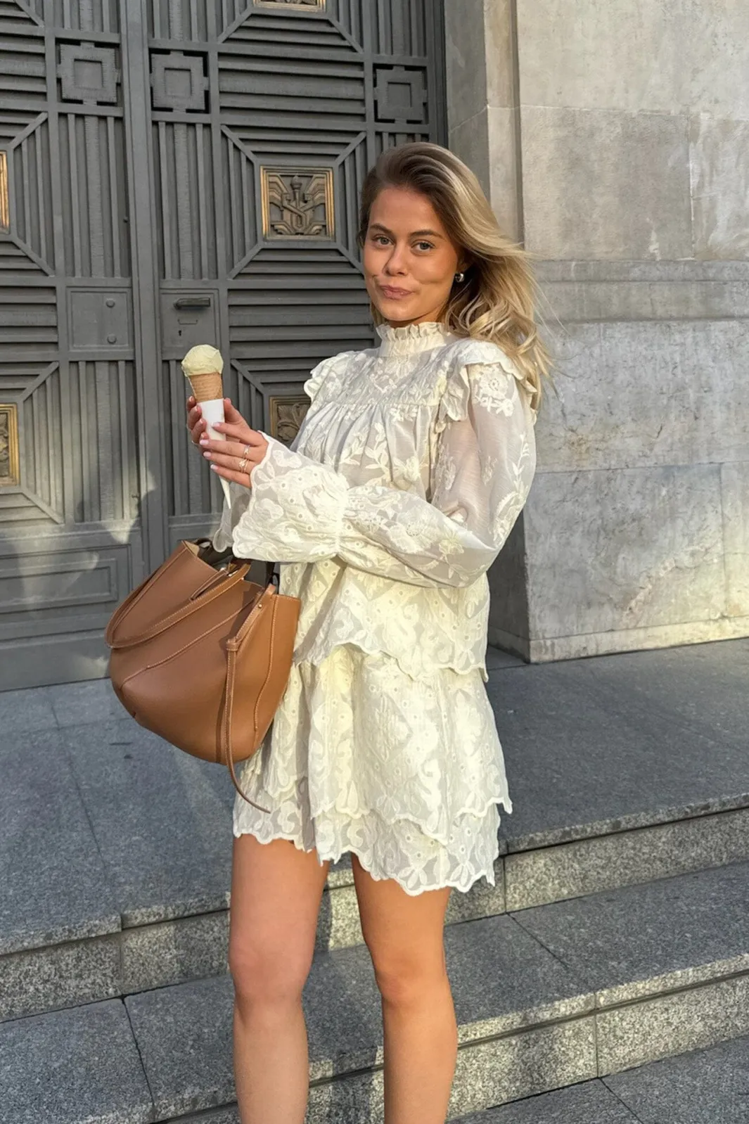 Online Ellinoric Lace Mini Skirt Nederdele