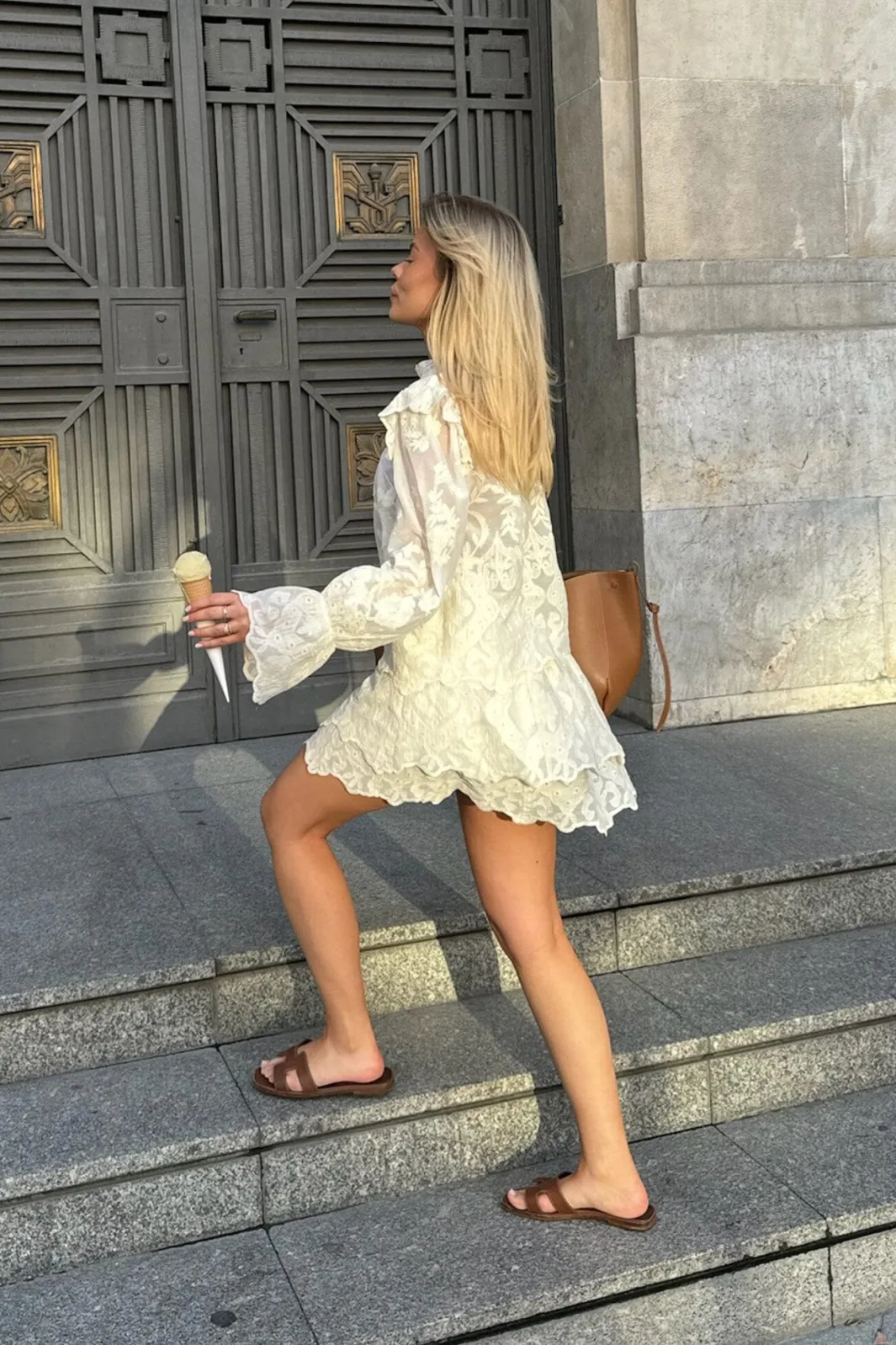 Online Ellinoric Lace Mini Skirt Nederdele