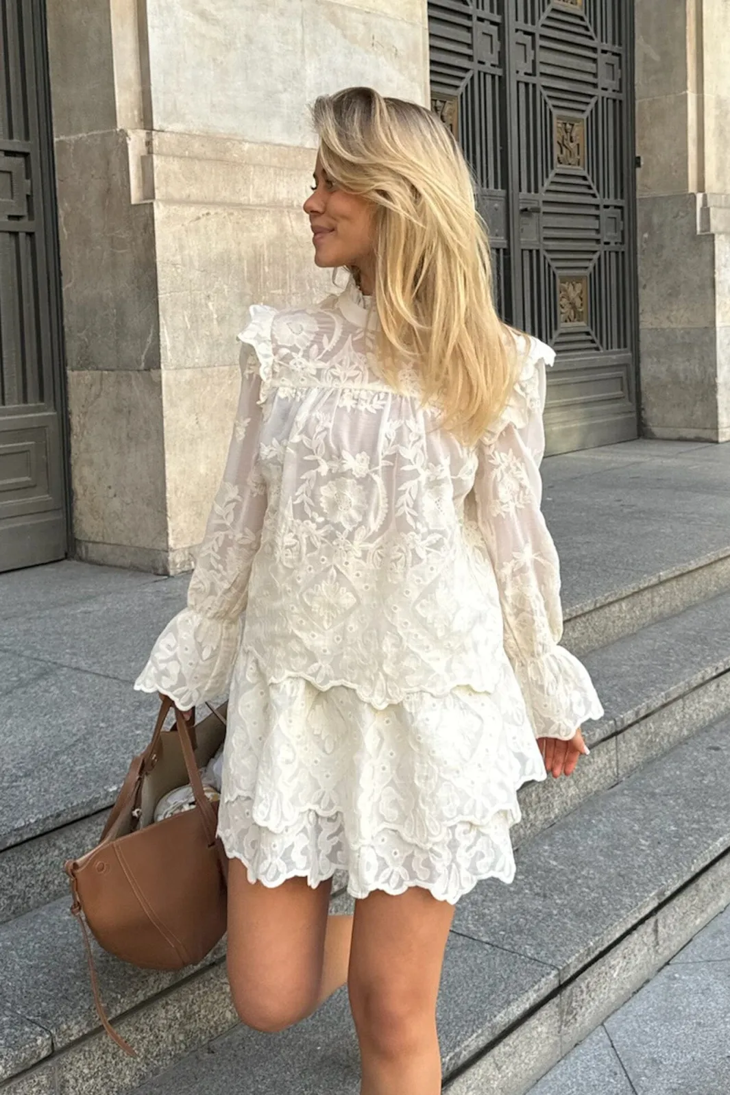 Online Ellinoric Lace Mini Skirt Nederdele