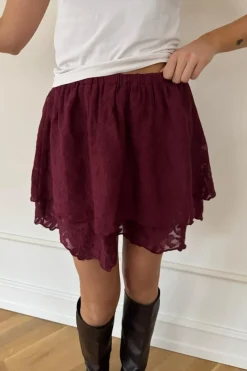 Discount Ellinoric Lace Mini Skirt 2576 Sæt 🛍️|Nederdele