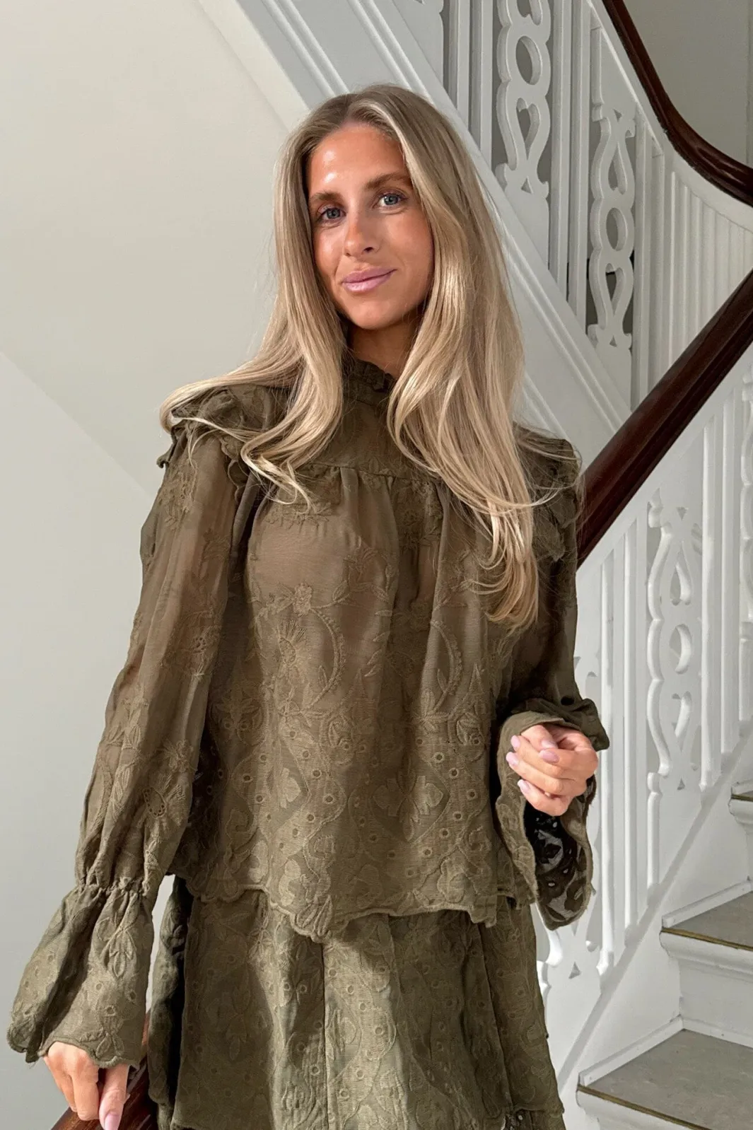 BYIC Bluser & Skjorter|Sæt 🛍️<Ellinoric Lace Shirt 2550