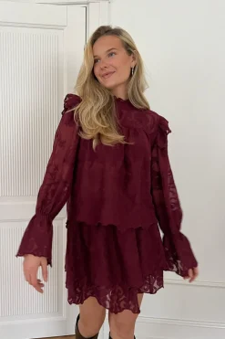 Outlet Ellinoric Lace Shirt 2550 Bluser & Skjorter|Sæt 🛍️