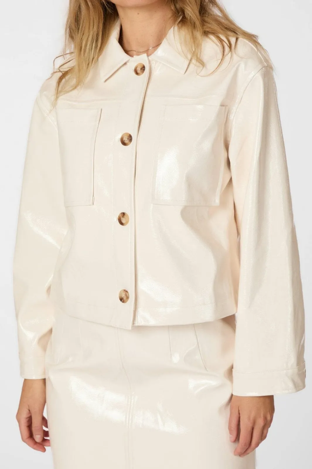 Best Emilia Patent Jacket 164794 Overtøj & Jakker