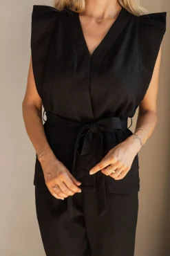 Molly&My x Julie Elgaard Sæt 🛍️|Veste<Emma Jacquard Vest 167095