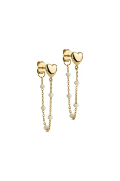 Hot Enearrings, Lola Heart E441G Øreringe