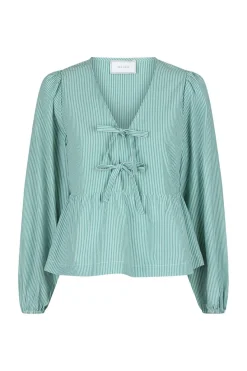 Best Esmée Small Stripe Blouse Bluser & Skjorter